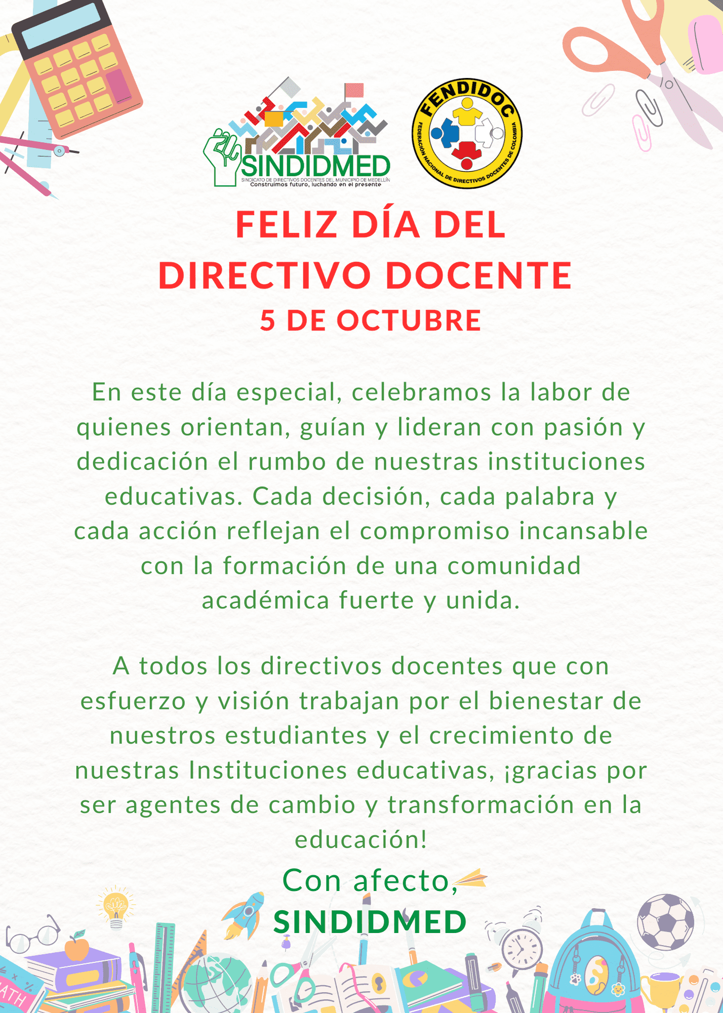 Feliz Día del Directivo Docente